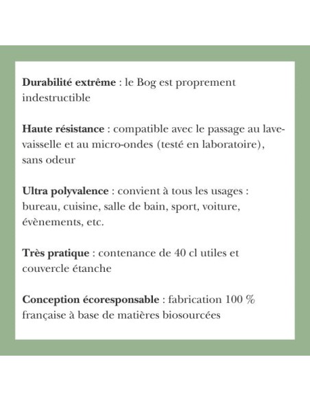 Le Bog - Matières bio-sourcées et recyclées - Gobelet