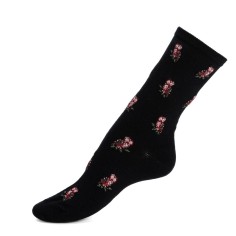 Nos chaussettes femme "Les Chouettes" noir - Maison Broussaud 2