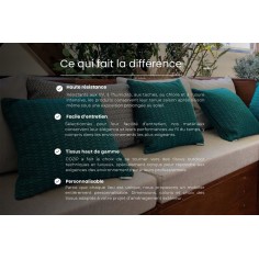 Coussin extérieur MOULIN – Élégance et confort outdoor 2