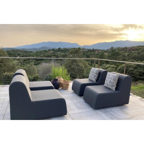 Fauteuil extérieur MYKONOS | Design waterproof, fabriqué en France
