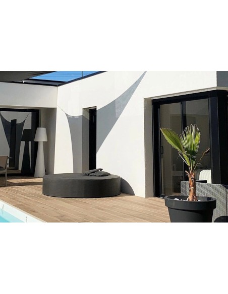 Lit rond MASSA | Confort extérieur 178 cm & waterproof