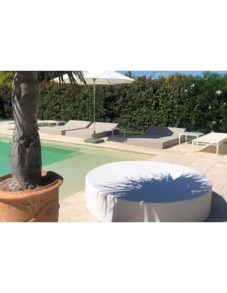 Lit rond MASSA | Confort extérieur 178 cm & waterproof
