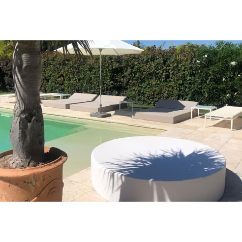 Lit rond MASSA | Confort extérieur 178 cm & waterproof