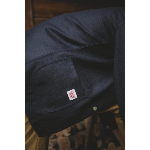 Manteau Corto Laine Marine