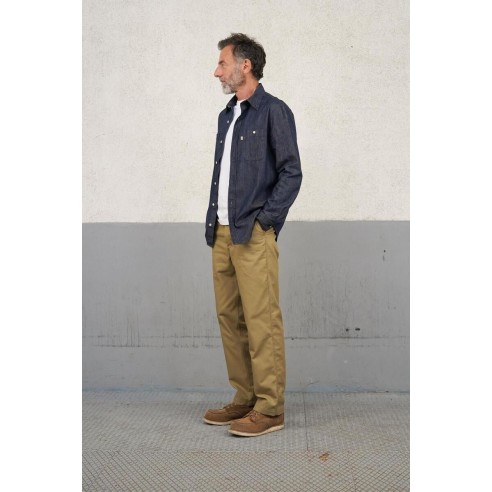 Pantalon Chino Achille Vieux Champagne