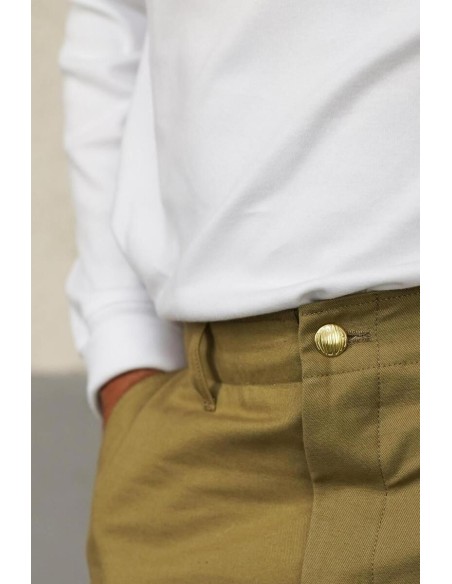 Pantalon Chino Achille Vieux Champagne