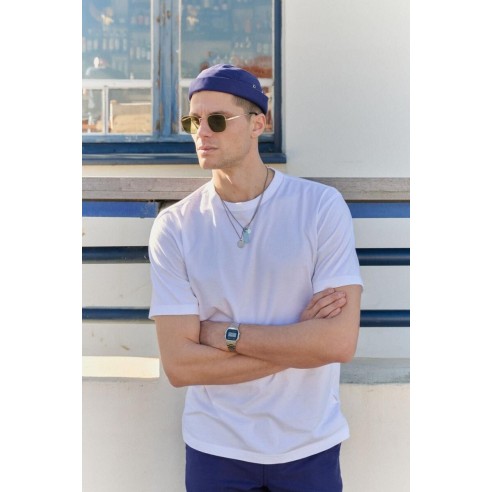 T-shirt Blanc Coton Homme - Made in France