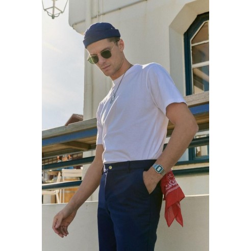 T-shirt Blanc Coton Homme - Made in France