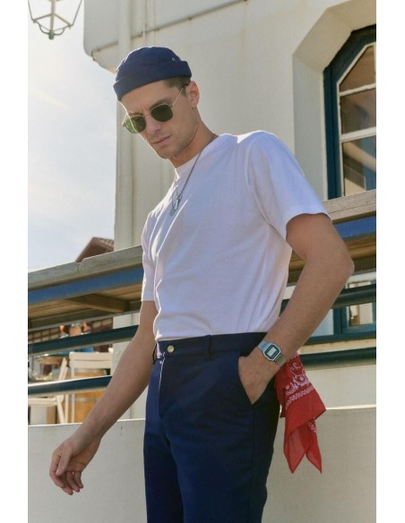 T-shirt Blanc Coton Homme - Made in France