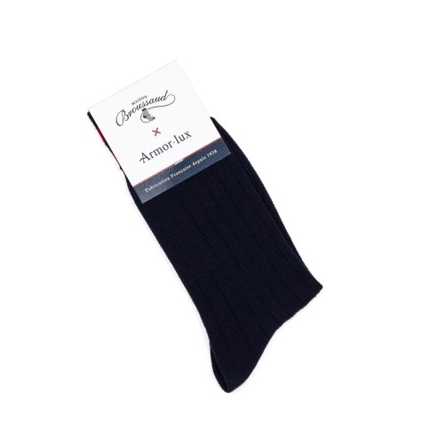 Nos chaussettes homme Les côtelées - Armor-Lux x Maison Broussaud