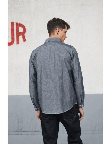 Chemise Workshirt Bleu Homme