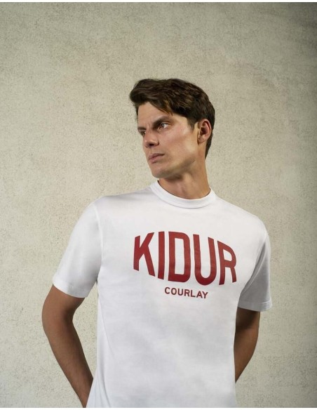 T-SHIRT LOUIS BLANC COURLAY ROUGE