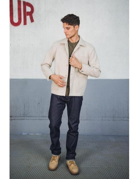 MANTEAU LAINE G.S Galet