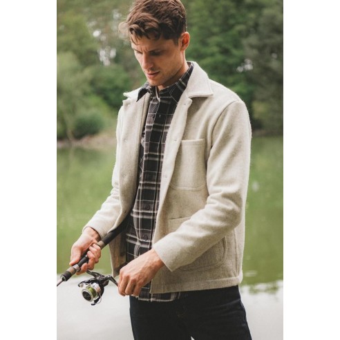 MANTEAU LAINE G.S Galet