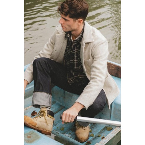 MANTEAU LAINE G.S Galet