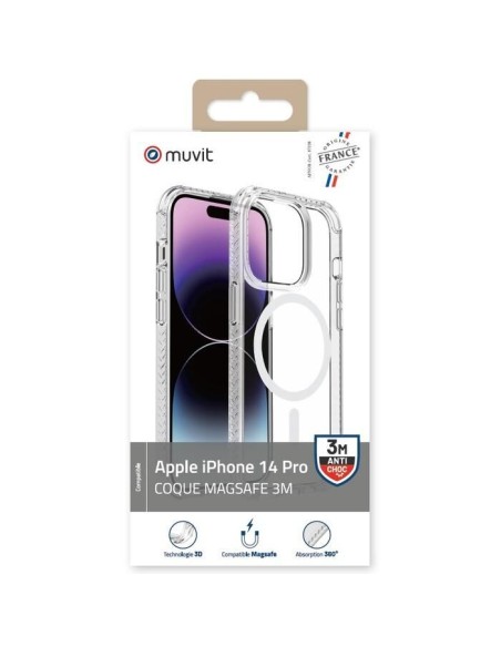 COQUE TRANSPARENTE MAGSAFE 3M IPHONE 14 PRO