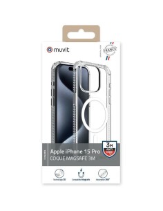 COQUE TRANSPARENTE MAGSAFE 3M IPHONE 15 PRO 2