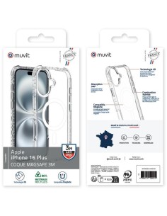 COQUE TRANSPARENTE MAGSAFE 3M IPHONE 16 PLUS 2