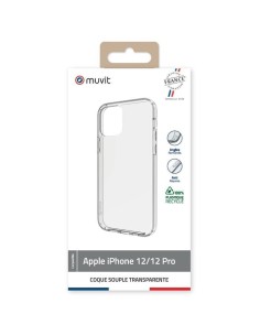 COQUE TRANSPARENTE RECYCLEE IPHONE 12/12 PRO 2
