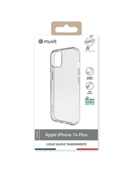 COQUE TRANSPARENTE RECYCLEE IPHONE 14 PLUS