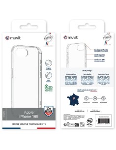 COQUE TRANSPARENTE RECYCLEE IPHONE 16E 2