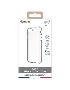 COQUE TRANSPARENTE RECYCLEE IPHONE SE/8/7/6S/6 2
