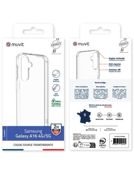 COQUE TRANSPARENTE RECYCLEE SAMSUNG GALAXY A16 4G/5G