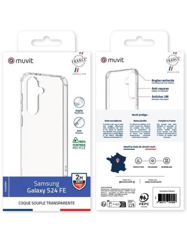 COQUE TRANSPARENTE RECYCLEE SAMSUNG GALAXY S24 FE