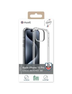 COQUE TRANSPARENTE RENFORCEE 3M IPHONE 15 PRO 2