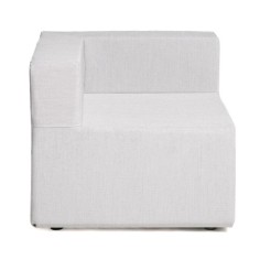 SERENA | Fauteuil d'angle extérieur COZIP | 80x80, assise 38, dossier 25 cm