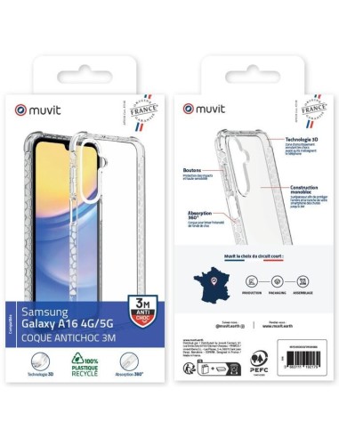 COQUE TRANSPARENTE RENFORCEE 3M SAMSUNG GALAXY A16