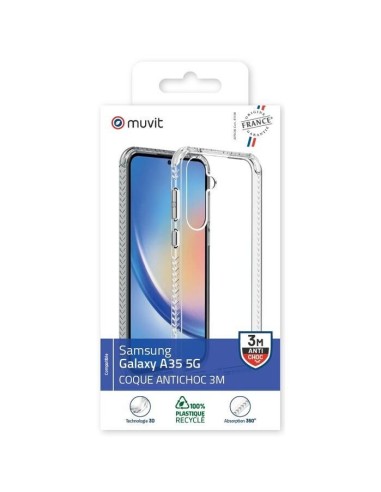 COQUE TRANSPARENTE RENFORCEE 3M SAMSUNG GALAXY A35 5G