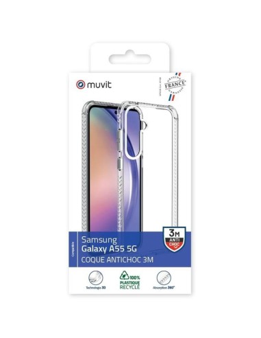 COQUE TRANSPARENTE RENFORCEE 3M SAMSUNG GALAXY A55 5G