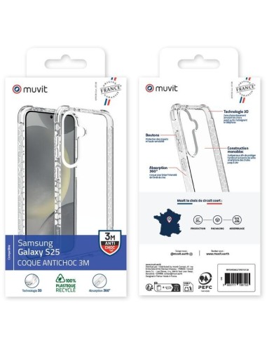 COQUE TRANSPARENTE RENFORCEE 3M SAMSUNG GALAXY S25