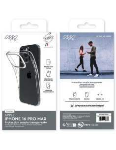 MYWAY FRANCE COQUE SOUPLE TRANSPARENTE IPHONE 16 PRO MAX 2