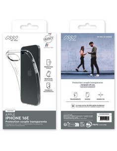 MYWAY FRANCE COQUE SOUPLE TRANSPARENTE IPHONE 16E 2