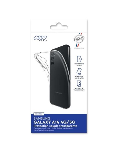 MYWAY FRANCE COQUE SOUPLE TRANSPARENTE SAMSUNG GALAXY A14 4G/5G