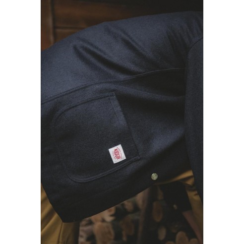 Manteau Corto Laine Marine