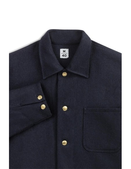 Manteau Corto Laine Marine