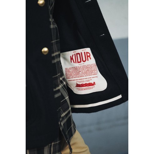 Manteau Corto Laine Marine