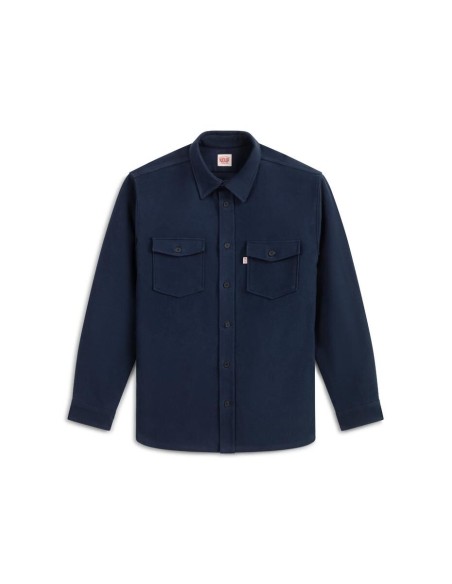 Surchemise Moleskine Grattée Marine