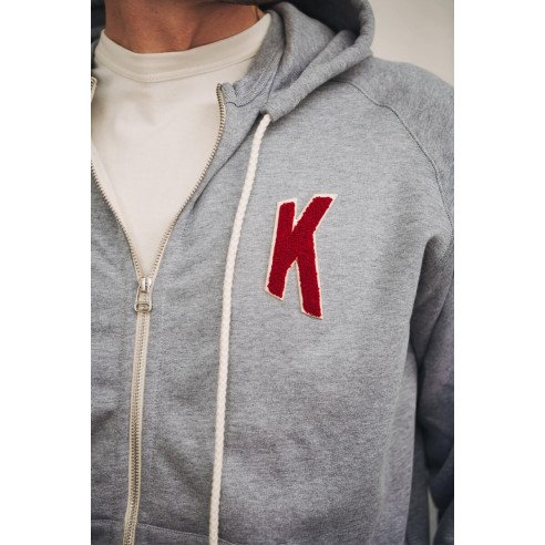 Sweat à Capuche Smocky Broderie