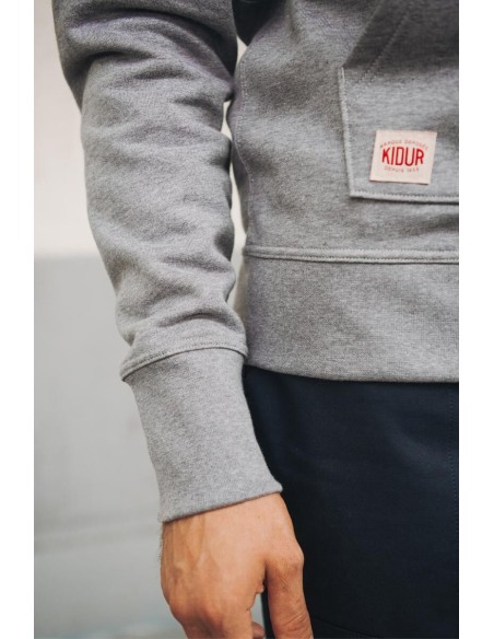 Sweat à Capuche Smocky Broderie