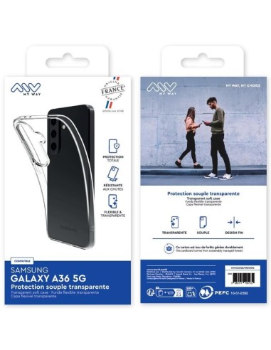 MYWAY FRANCE COQUE SOUPLE TRANSPARENTE SAMSUNG GALAXY A36 5G
