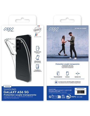 MYWAY FRANCE COQUE SOUPLE TRANSPARENTE SAMSUNG GALAXY A56 5G