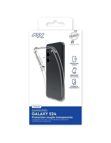MYWAY FRANCE COQUE SOUPLE TRANSPARENTE SAMSUNG GALAXY S24