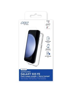 MYWAY FRANCE PACK COQUE SOUPLE + VERRE TREMPE SAMSUNG GALAXY S23 FE 2