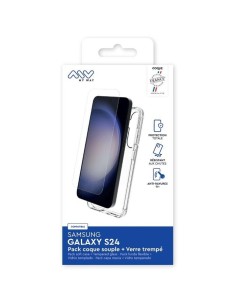 MYWAY FRANCE PACK COQUE SOUPLE + VERRE TREMPE SAMSUNG GALAXY S24 2