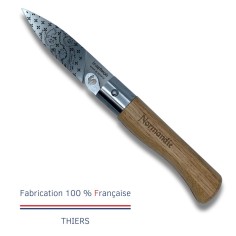 Carte Duo Le Normand - Couteau de poche Le Coq Authentique Le Normand - manche chêne + étui 2