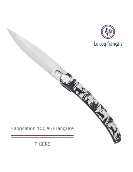 Couteau de poche Le Coq Original - Forêt - Bois de Violette